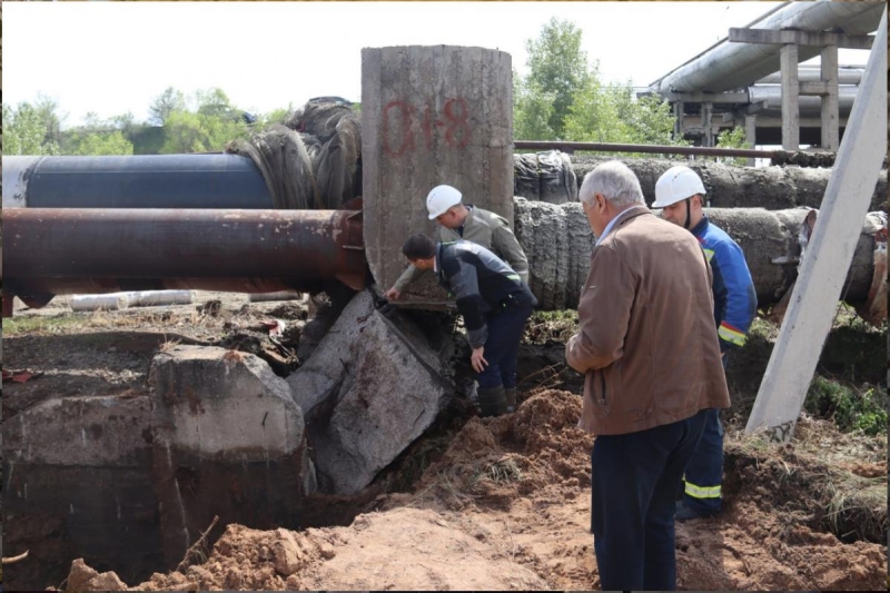 На ремонт теплотрассы в Абакане нужен месяц, горячую воду дадут на следующей неделе